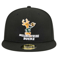 New Era Milwaukee Bucks Core Logo 59FIFTY Fitted Hat