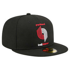 New Era Portland Trail Blazers Core Logo 59FIFTY Fitted Hat
