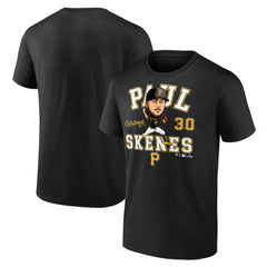 Black Paul Skenes Pittsburgh Pirates Fanatics Hometown Caricature T-Shirt