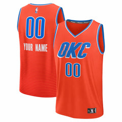 Fanatics Oklahoma City Thunder Youth Fast Break Custom Jersey