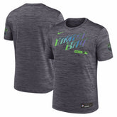 Black Tampa Bay Rays Nike Authentic Collection City Connect Velocity Dri-FIT T-Shirt