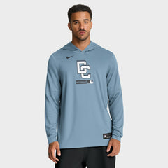 Blue Washington Nationals Nike City Connect Dri-FIT Long Sleeve Hooded T-Shirt