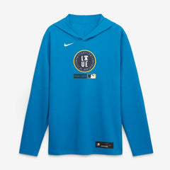 Blue Philadelphia Phillies Nike City Connect Dri-FIT Long Sleeve Hooded T-Shirt
