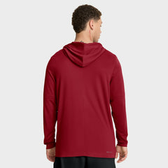 Red Cleveland Guardians Nike City Connect Dri-FIT Long Sleeve Hooded T-Shirt
