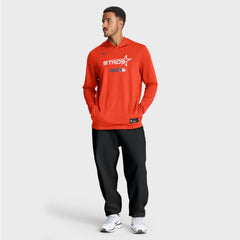 Orange Houston Astros Nike City Connect Dri-FIT Long Sleeve Hooded T-Shirt