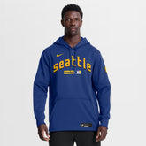 Royal Seattle Mariners Nike Authentic Collection City Connect Therma-FIT Hoodie