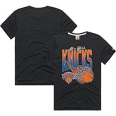 New York Knicks Homage On Fire Tri-Blend T-Shirt