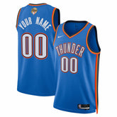 Nike Oklahoma City Thunder Unisex 2025 NBA Finals Patch Custom Swingman Jersey
