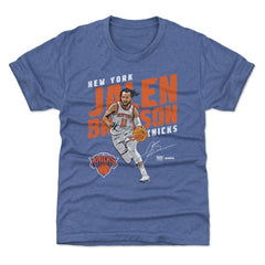 Jalen Brunson New York Knicks 500 Level Youth Slant T-Shirt