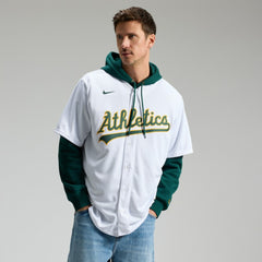 White Nick Kurtz Athletics Nike Home Replica Player Jersey