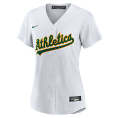 White Nick Kurtz Athletics Nike Women's Home Replica Player Jersey