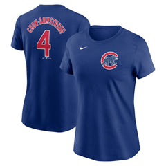 Royal Pete Crow-Armstrong Chicago Cubs Nike Women's Cooperstown Collection Fuse Name & Number T-Shirt