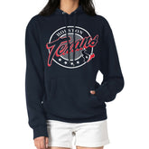 G-III 4Her by Carl Banks Women's Pinstripe Circle Fleece Pullover Hoodie - Houston Texans Hoodies