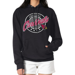 G-III 4Her by Carl Banks Women's Pinstripe Circle Fleece Pullover Hoodie - Arizona Cardinals Hoodies