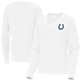 Antigua Women's Varsity Tri-Blend V-Neck Long Sleeve T-Shirt - Indianapolis Colts T-shirts