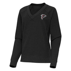 Antigua Women's Varsity Tri-Blend V-Neck Long Sleeve T-Shirt - Atlanta Falcons T-shirts