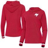 Antigua Women's Trek Raglan Pullover Hoodie - Tampa Bay Buccaneers Hoodies