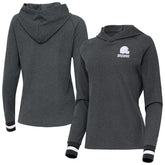 Antigua Women's Trek Raglan Pullover Hoodie - Cleveland Browns Hoodies