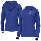 Antigua Women's Trek Raglan Pullover Hoodie - Indianapolis Colts Hoodies