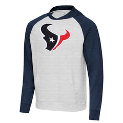 Antigua Urgent Raglan Pullover Hoodie - Houston Texans Hoodies