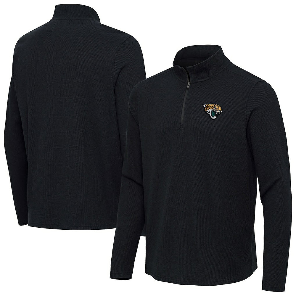 Antigua Sync Tri-Blend Quarter-Zip Pullover - Jacksonville Jaguars Pullover