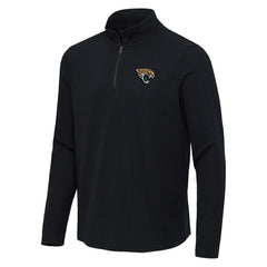 Antigua Sync Tri-Blend Quarter-Zip Pullover - Jacksonville Jaguars Pullover