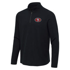 Antigua Sync Tri-Blend Quarter-Zip Pullover - San Francisco 49ers Pullover