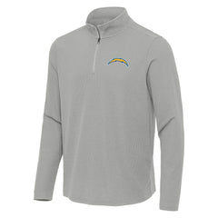 Antigua Sync Tri-Blend Quarter-Zip Pullover - Los Angeles Chargers Pullover