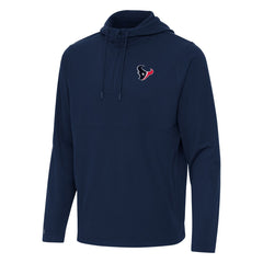 Antigua Connected Quarter-Zip Pullover Hoodie - Houston Texans Hoodies