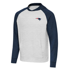 Antigua Urgent Pullover Hoodie - New England Patriots Hoodies