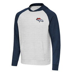 Antigua Urgent Pullover Hoodie - Denver Broncos Hoodies