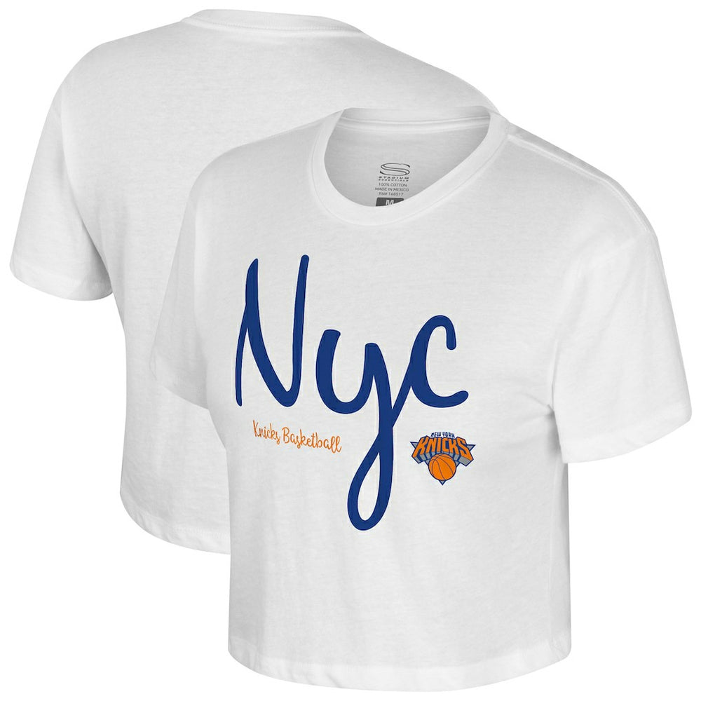 New York Knicks Stadium Essentials Cropped Third Quarter T-Shirt
