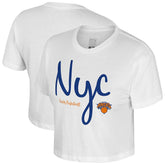 New York Knicks Stadium Essentials Cropped Third Quarter T-Shirt