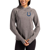 Cutter & Buck Women's Primary Logo Adapt Knit Recycled Raglan Pullover Hoodie - Indianapolis Colts Hoodies