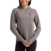 Cutter & Buck Women's Primary Logo Adapt Knit Recycled Raglan Pullover Hoodie - Kansas City Chiefs Hoodies