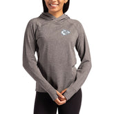 Cutter & Buck Women's Tonal Logo Adapt Knit Recycled Raglan Pullover Hoodie - Kansas City Chiefs Hoodies