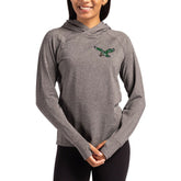 Cutter & Buck Women's Throwback Logo Adapt Knit Recycled Raglan Pullover Hoodie - Philadelphia Eagles Hoodies