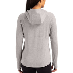 Cutter & Buck Women's Primary Logo Adapt Knit Recycled Raglan Pullover Hoodie - Tampa Bay Buccaneers Hoodies