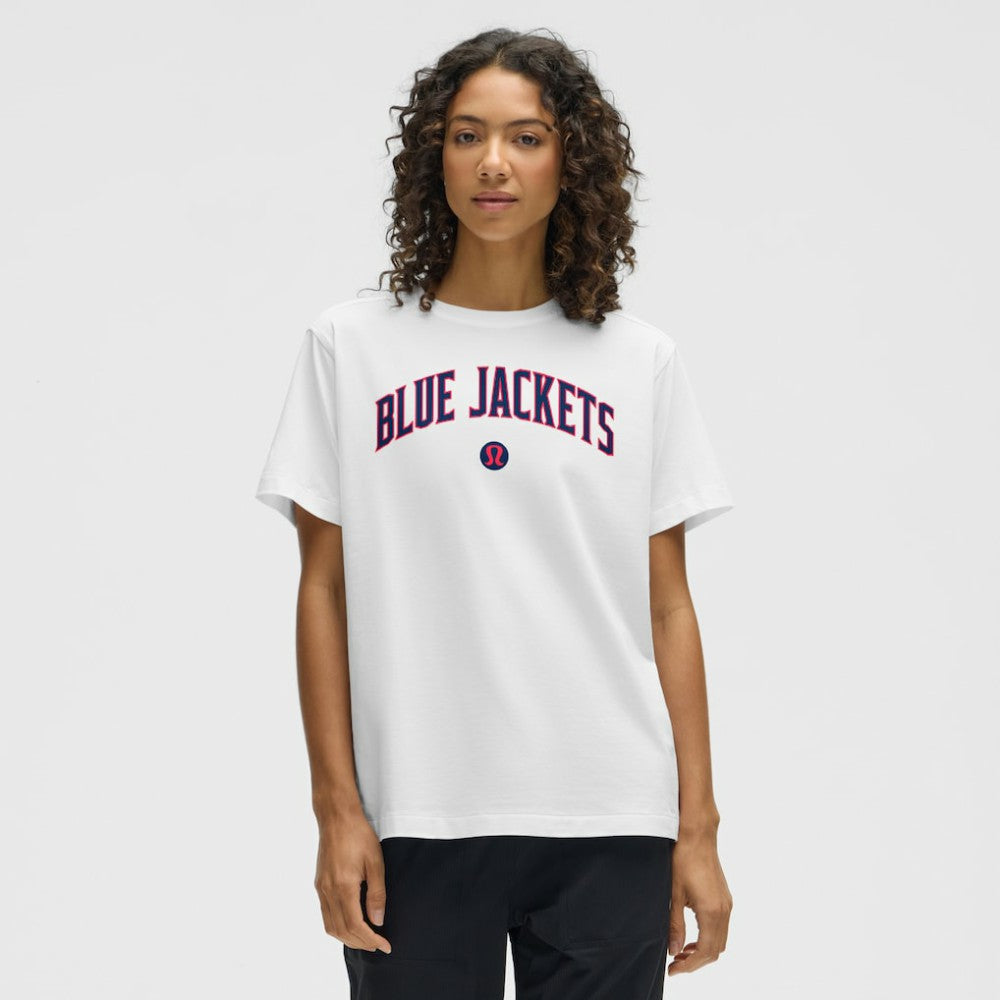 NHL Columbus Blue Jackets lululemon Women's All Yours Organic Cotton T-Shirt