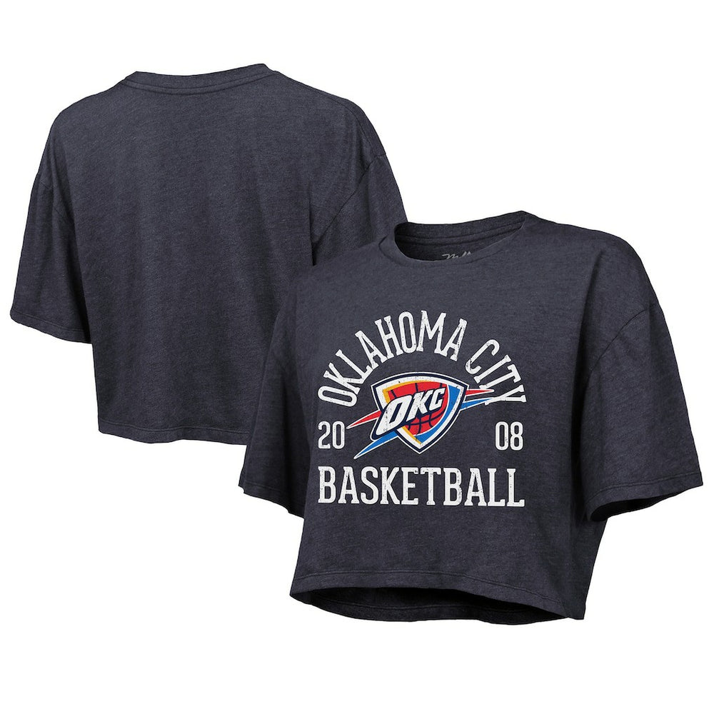 Oklahoma City Thunder Majestic Threads Women's Boxy Crop Top
