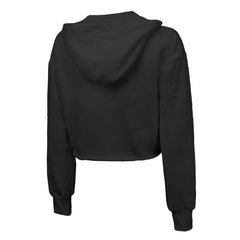 Minnesota Timberwolves Majestic Threads Women's Tri-Blend Cropped Pullover Hoodie