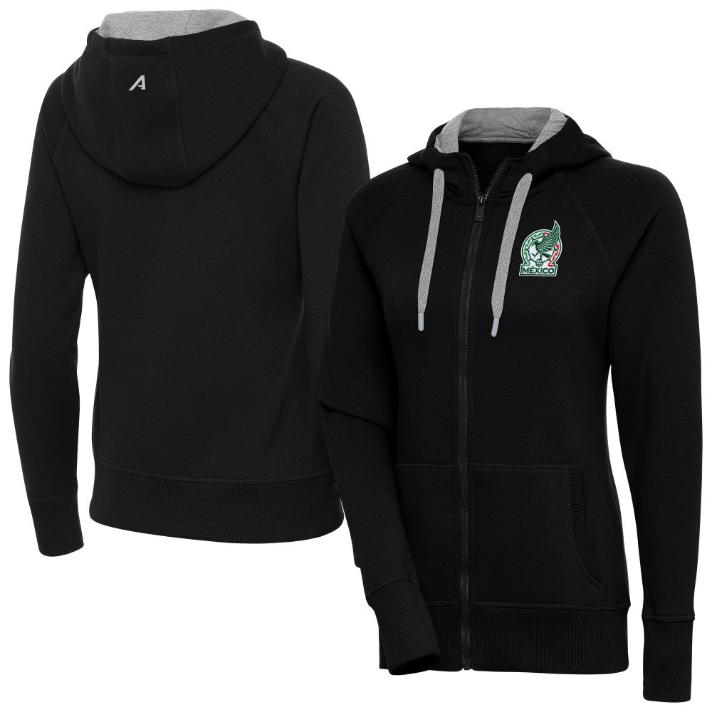 Mexico National Team Antigua Women's Takeover Full-Zip Hoodie