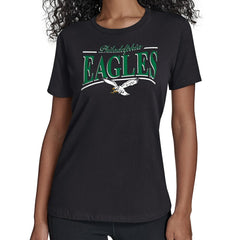 Starter Women's Throwback Arch Stripe T-Shirt - Philadelphia Eagles T-shirts