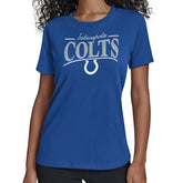 Starter Women's Arch Stripe T-Shirt - Indianapolis Colts T-shirts