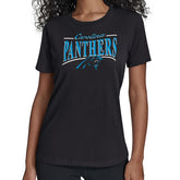Starter Women's Arch Stripe T-Shirt - Carolina Panthers T-shirts