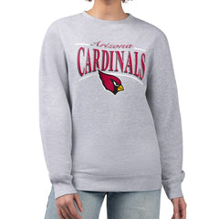 Starter Women's Arch Stripe Fleece Pullover Sweatshirt - Arizona Cardinals Pullover