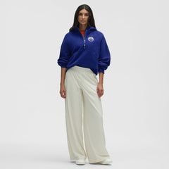 NHL Edmonton Oilers lululemon Women's Scuba Oversized Half-Zip Hoodie