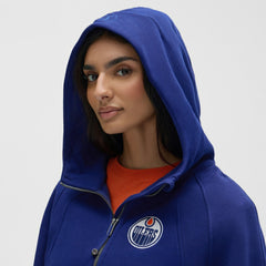 NHL Edmonton Oilers lululemon Women's Scuba Oversized Half-Zip Hoodie
