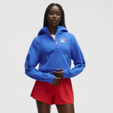 NHL New York Rangers lululemon Women's Scuba Oversized Half-Zip Hoodie