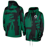 Nike Boston Celtics Courtside Club Premium Woven Full-Zip Hooded Jacket